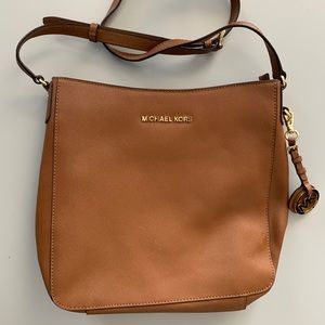 Michael Kors brown crossbody bag